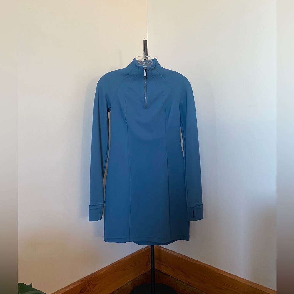 Lululemon Long-sleeve Define Dress Est. XS/4 Blue - Picture 9 of 14